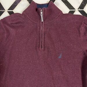 Burgundy Nautica sweater